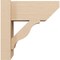 Ekena Millwork 6-in W x 12-in D x 12-in H Funston Slat Rough Cedar Woodgrain TimberThane Outlooker, Primed Tan OUTUR060X12X12FST24RCPR - alternate 5
